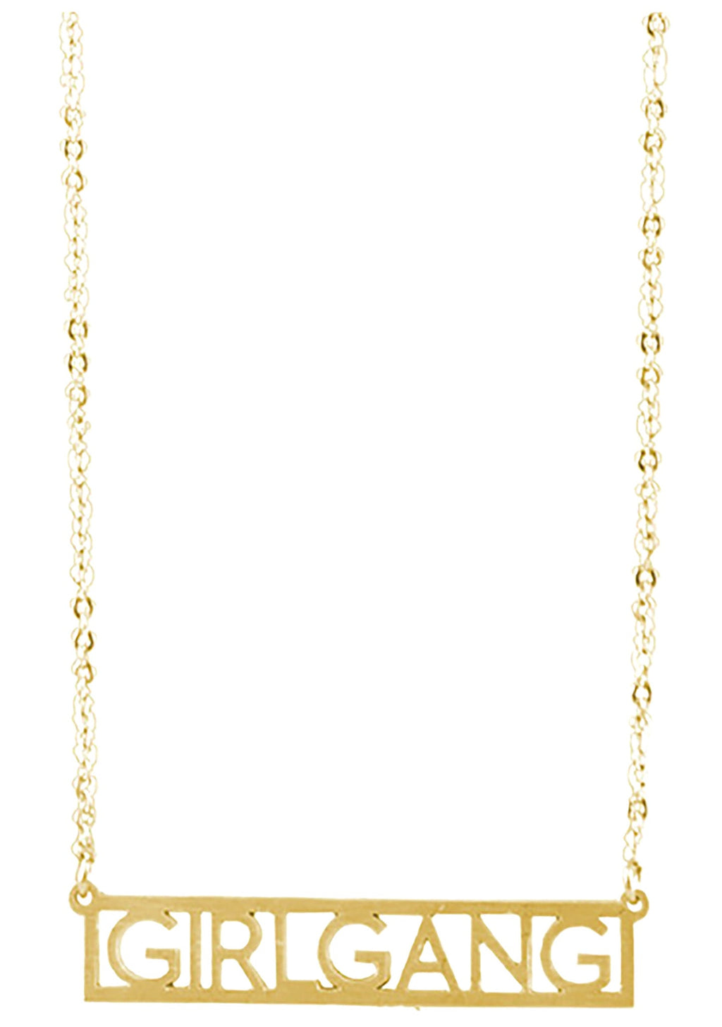  Girlgang Necklace In Gold