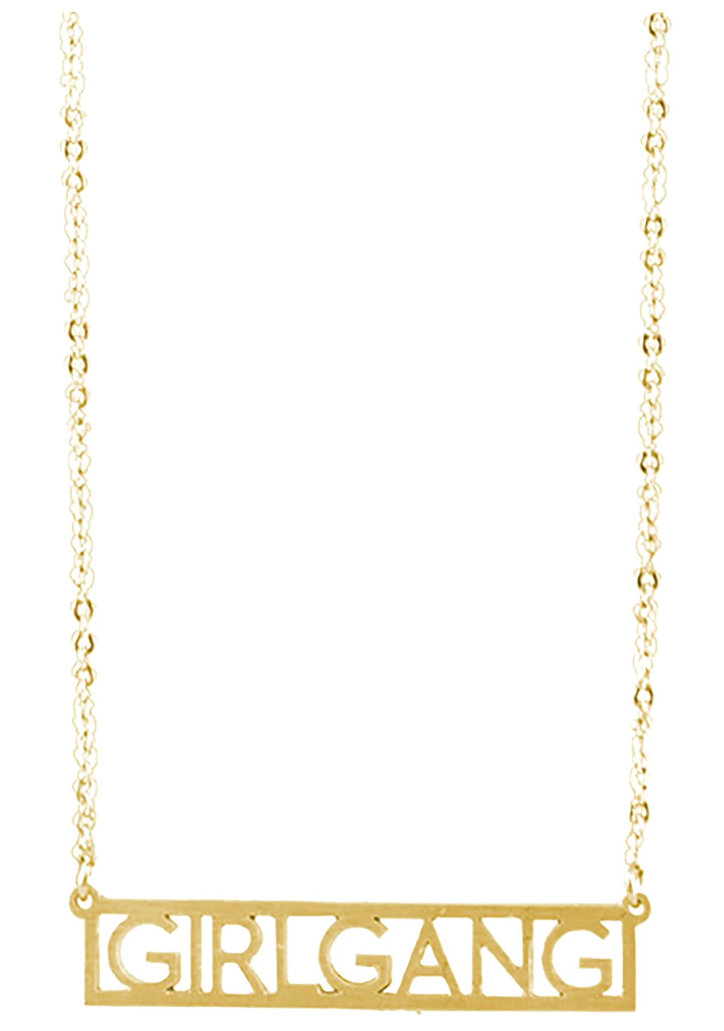  Girlgang Necklace In Gold