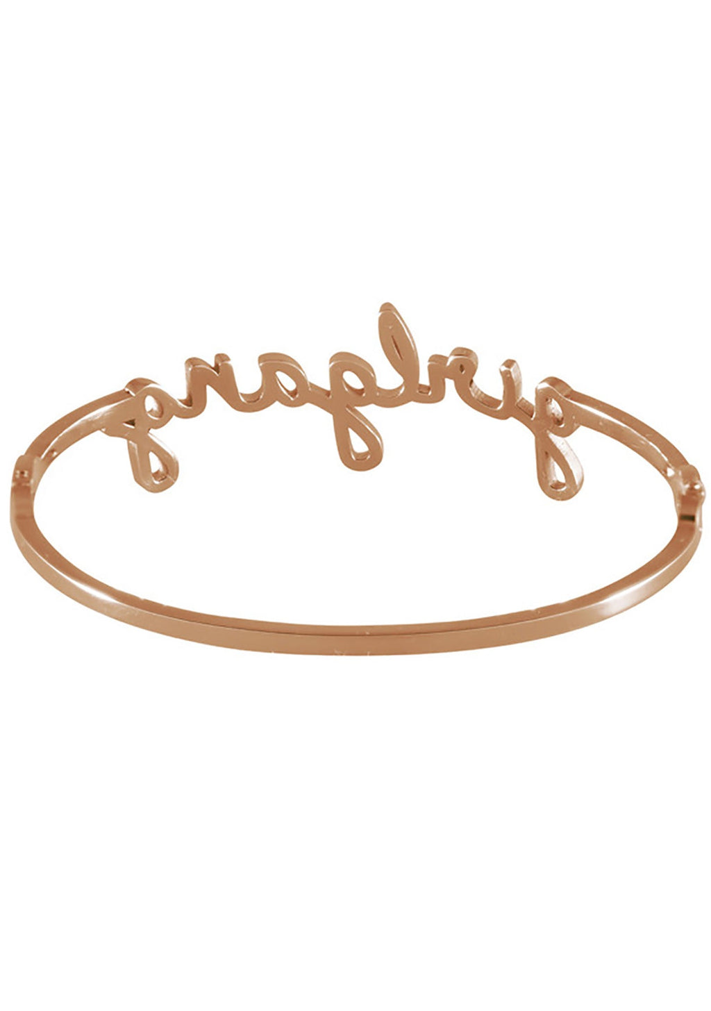  Girlgang Bangle In Rose Gold