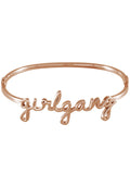  Girlgang Bangle In Rose Gold