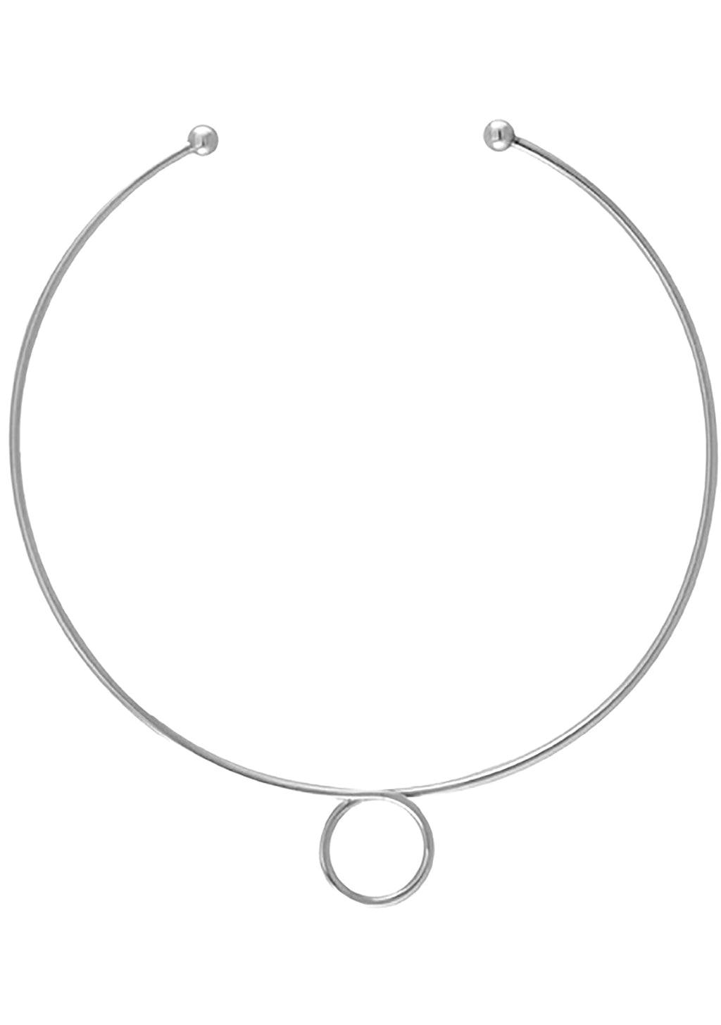 Loop Choker In Silver