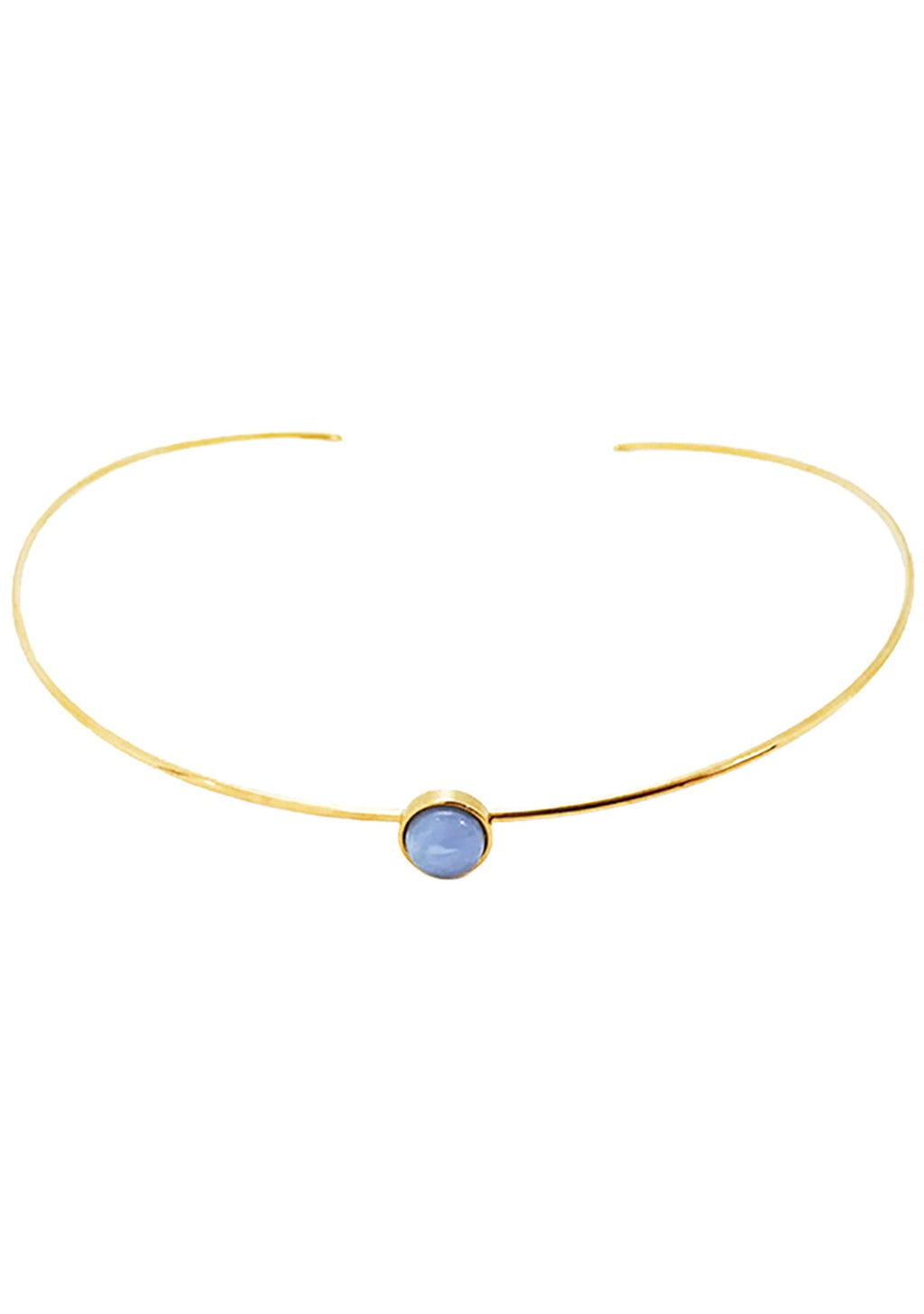  Mia Choker In Gold/Sky