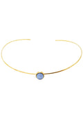  Mia Choker In Gold/Sky