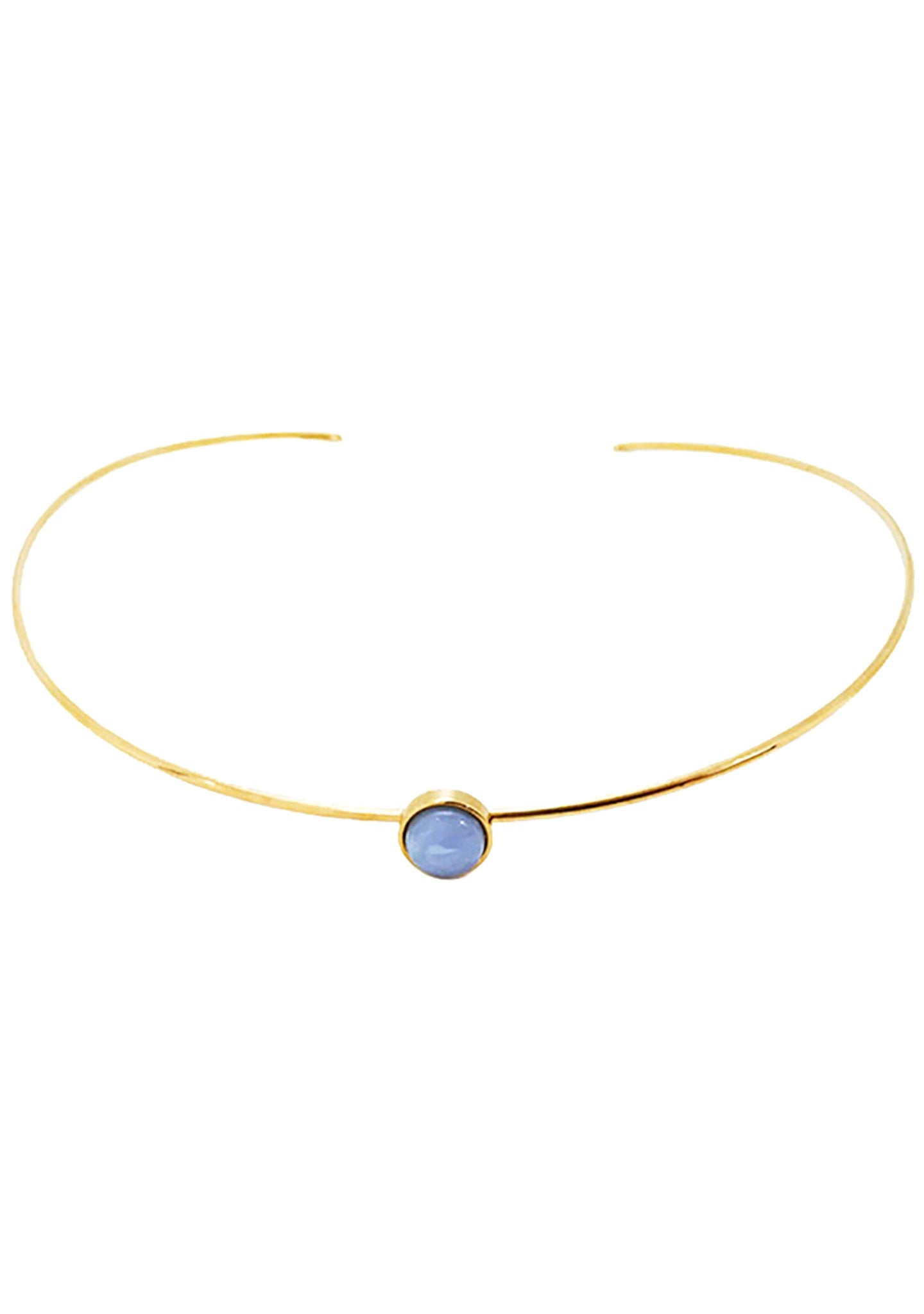  Mia Choker In Gold/Sky