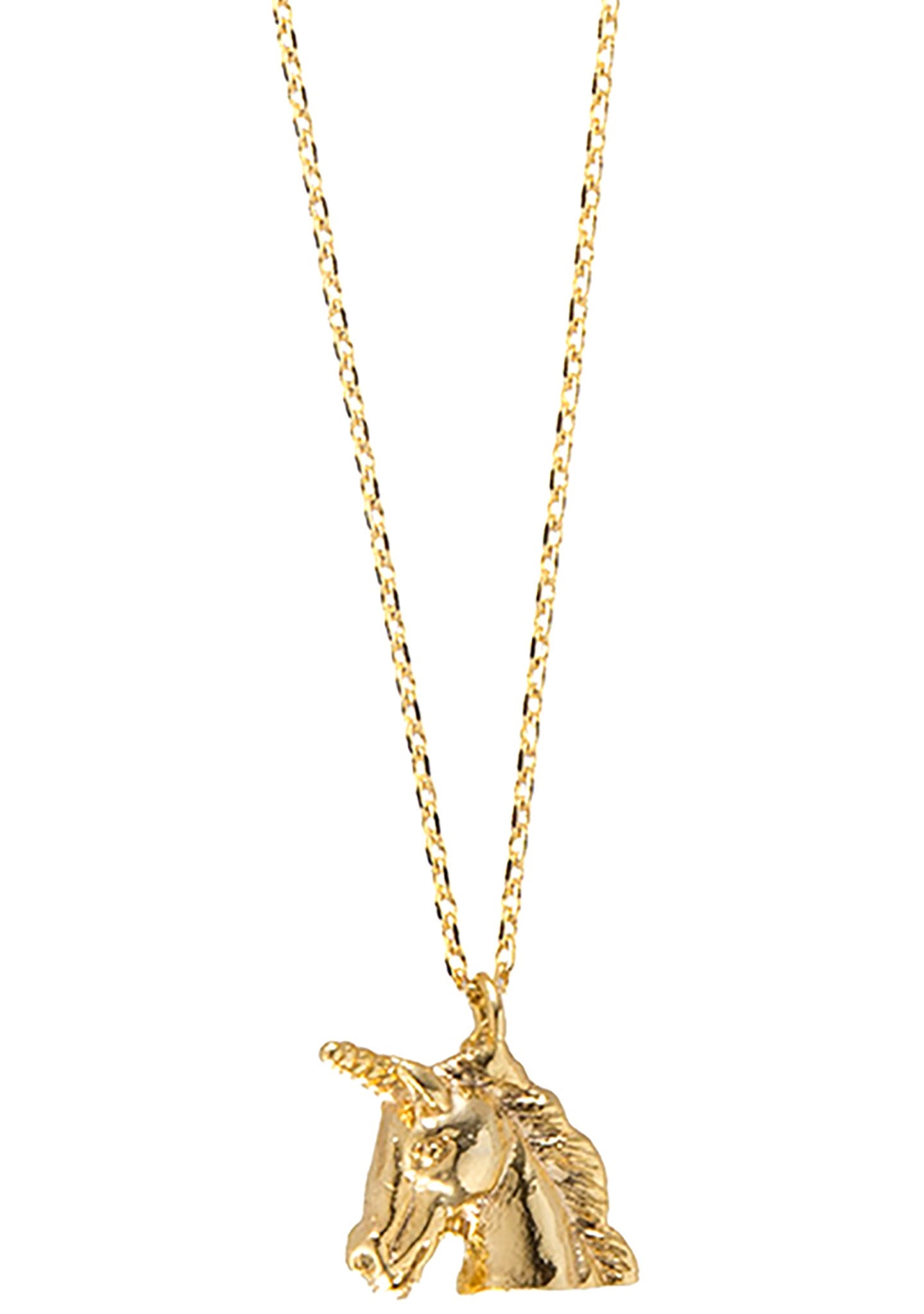  Emoji Unicorn Necklace In Gold