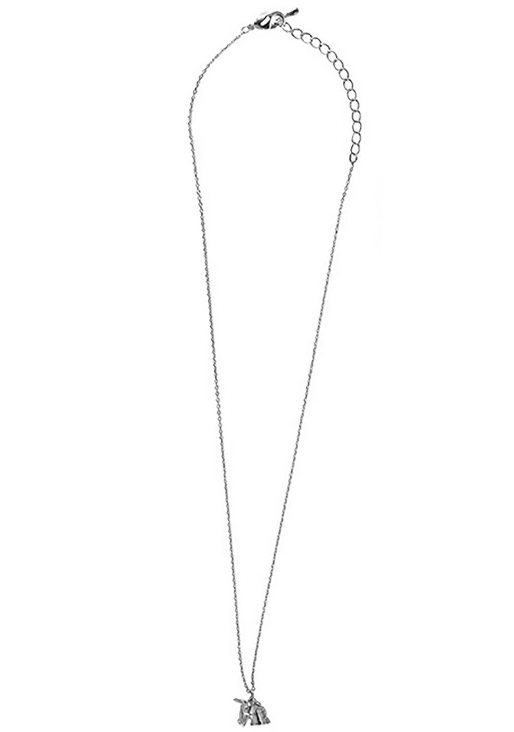  Emoji Unicorn Necklace In Silver