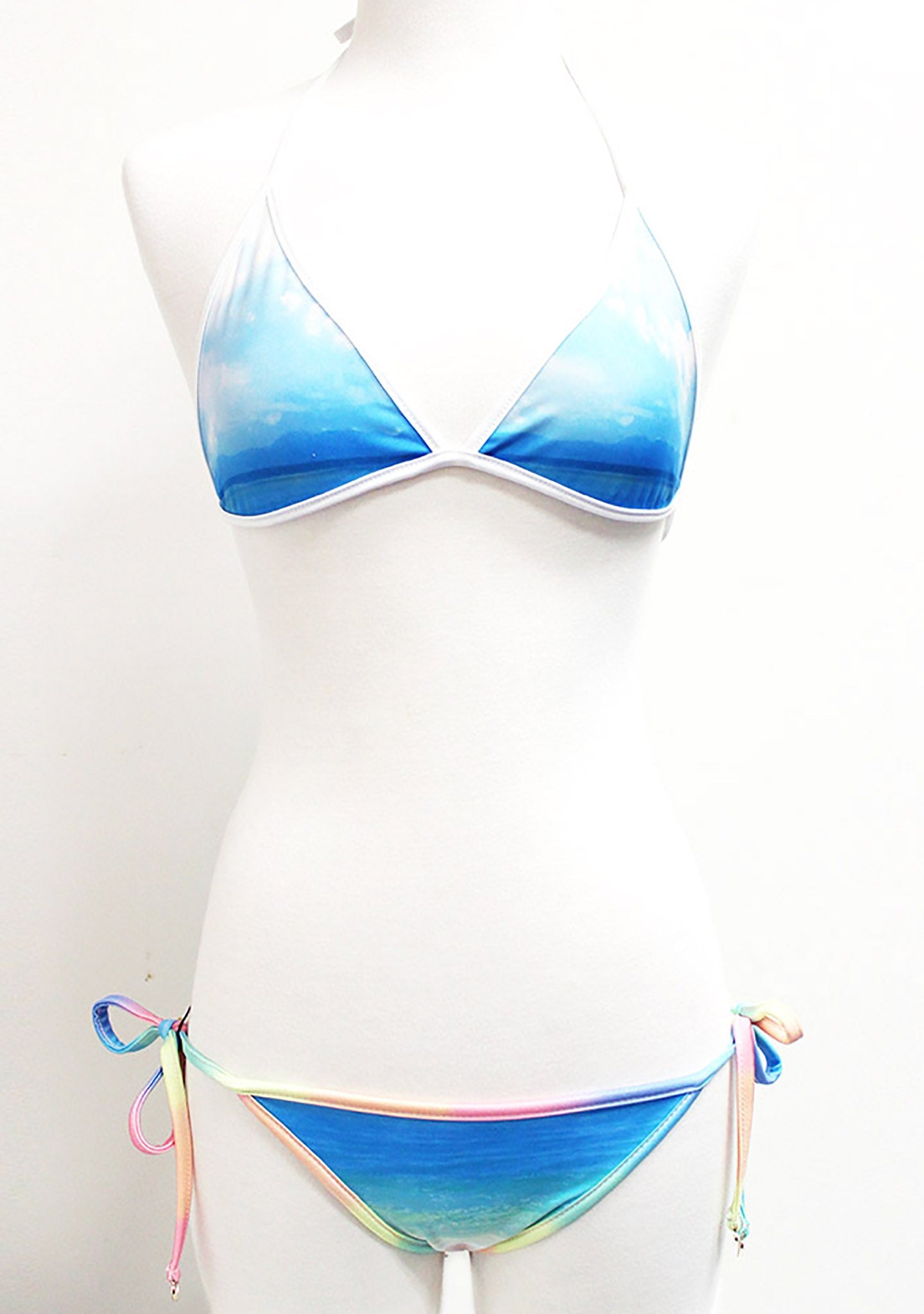  Swim Wildfox Sunset Contrast Reversible Bikini Top
