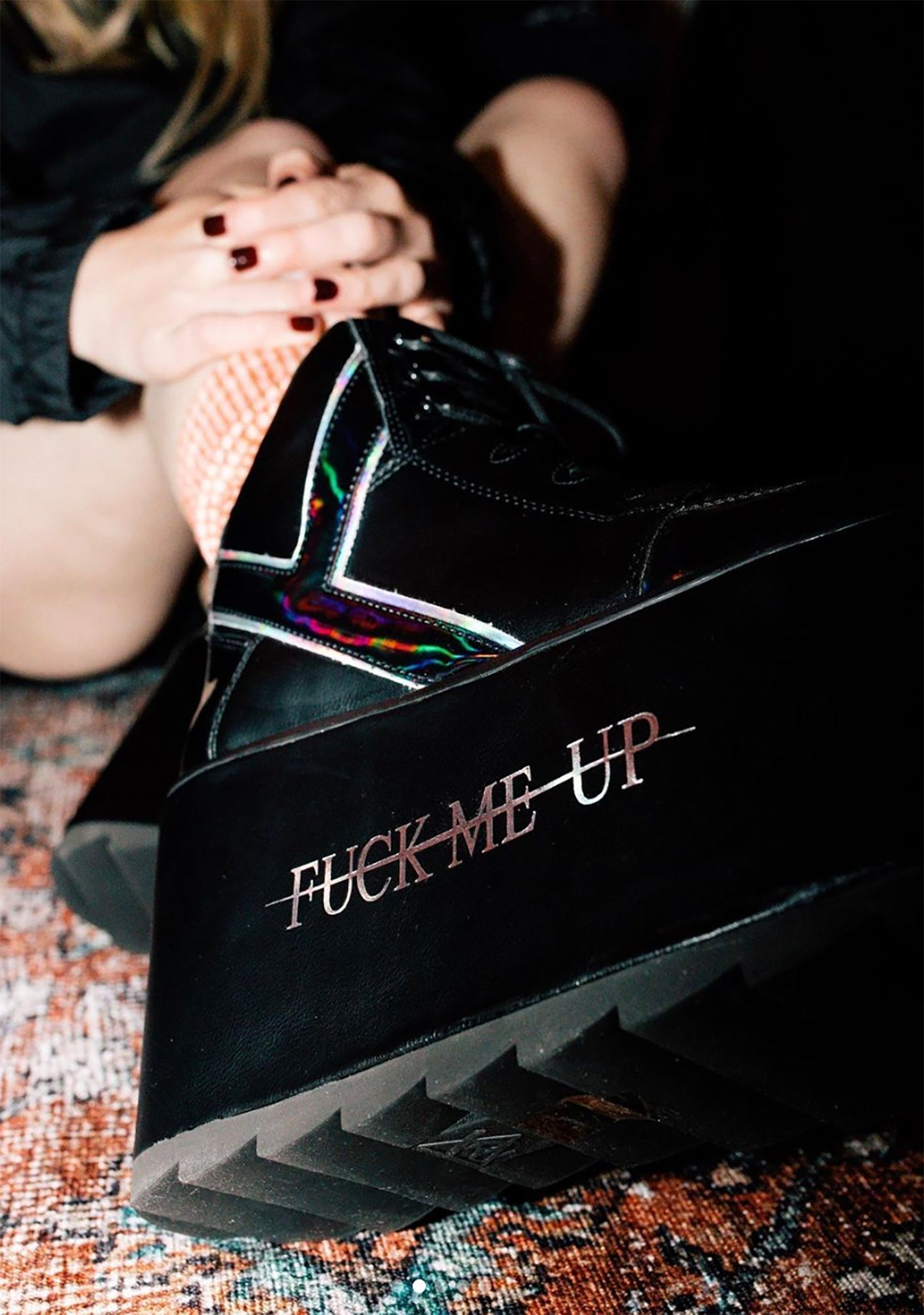  X Alison Wonderland Qozmo Platform Sneakers