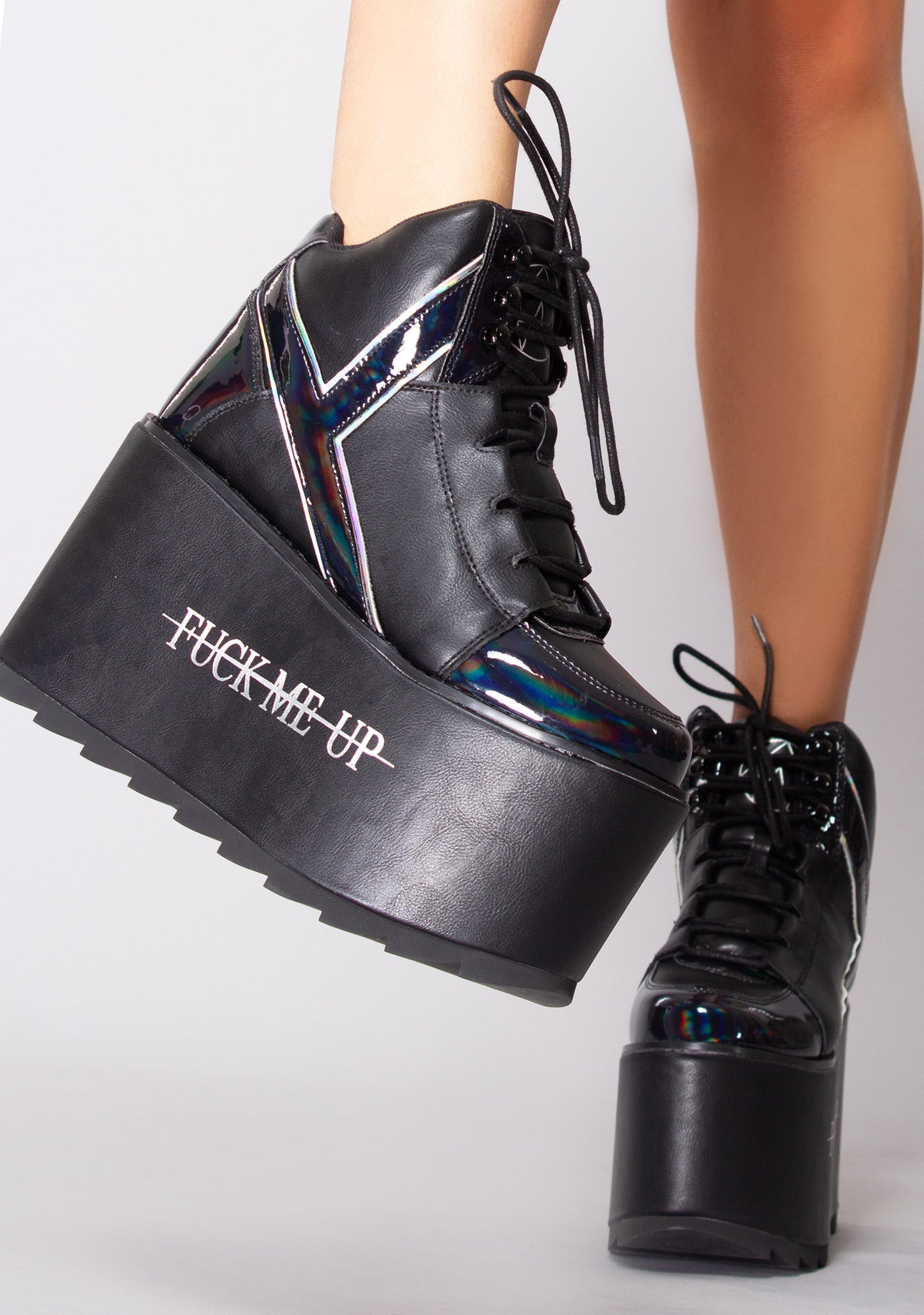  X Alison Wonderland Qozmo Platform Sneakers