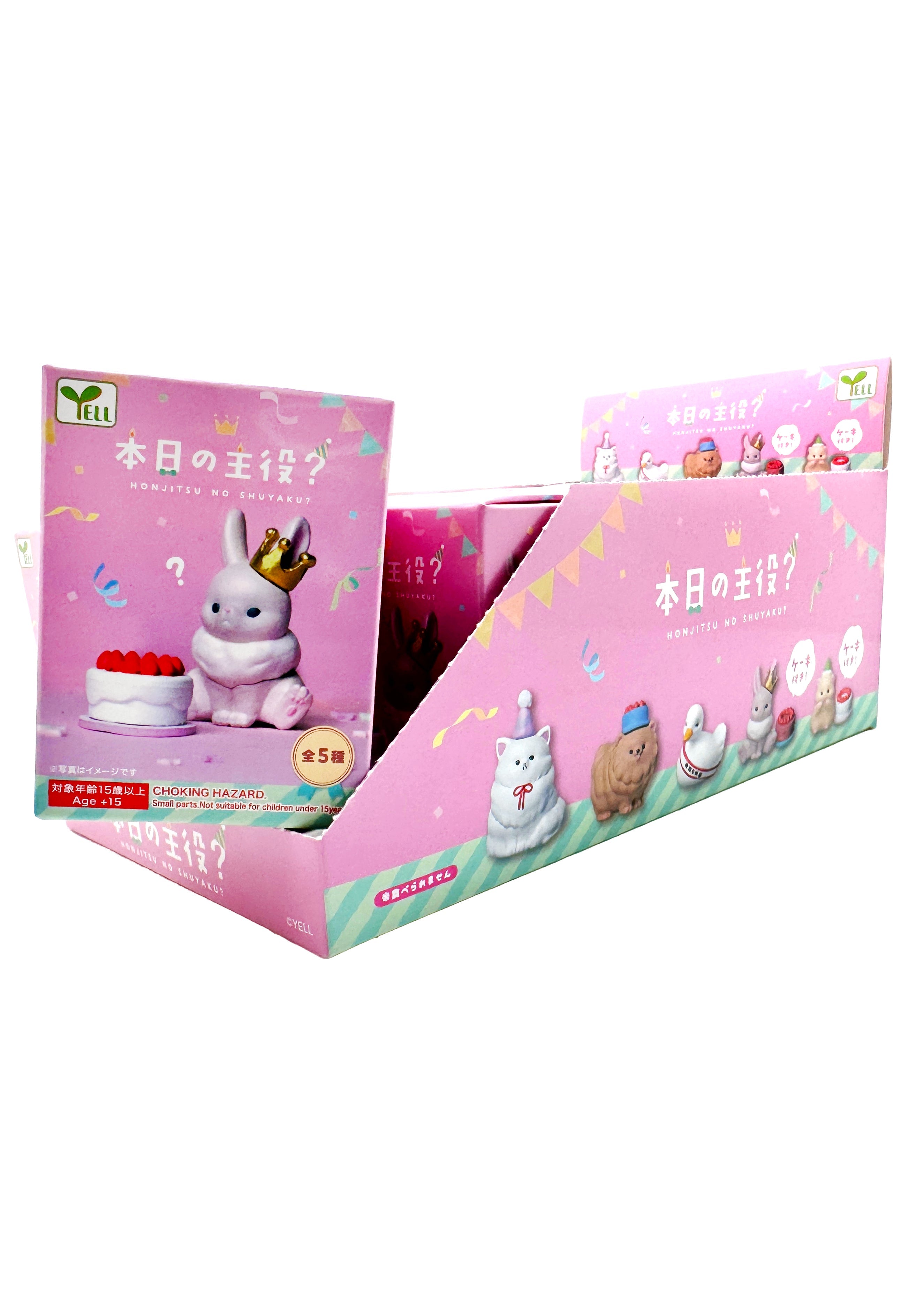  Today's Star Animal Birthday Figurine - 10pc Blind Box Set