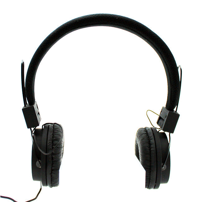  Mesh Stereo Headphones In Black