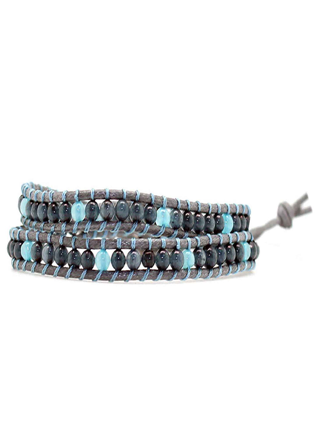  X Katie Soleil Zen Double Wrap Beaded Bracelet