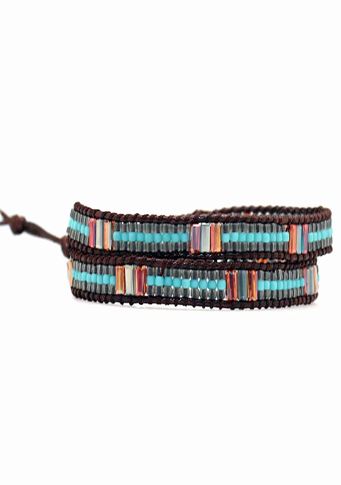  X Katie Soleil Bodhi Double Wrap Beaded Bracelet